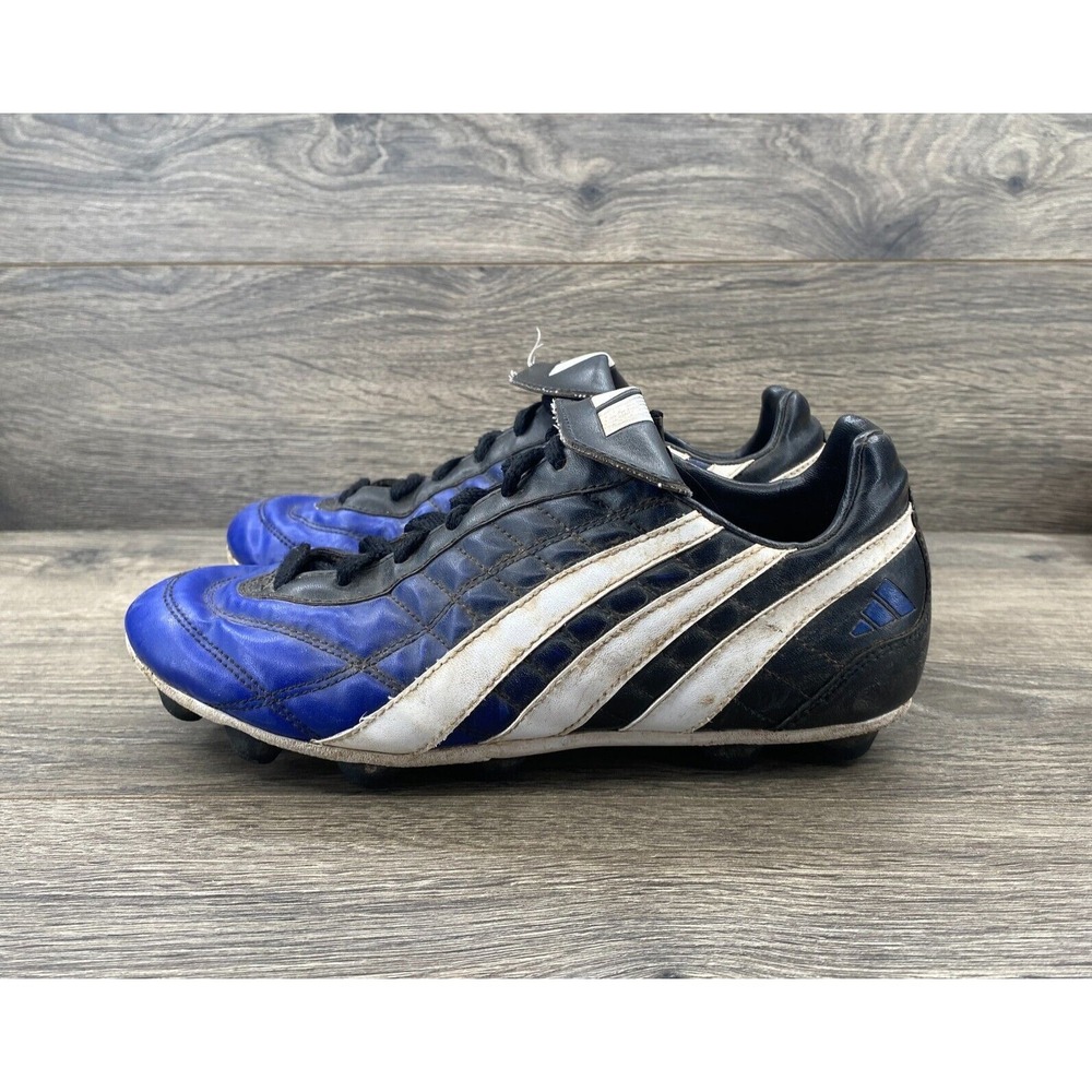 VTG 2000 Adidas Predator FG Soccer Cleats Precision Rare Youth Size 4.5 Black